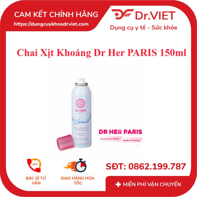 Xịt Khoáng Dr Her PARIS 150ml