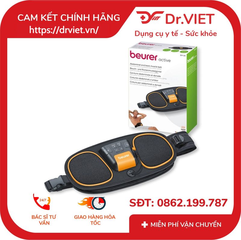 Đai Massage Bụng và Lưng Beurer EM39