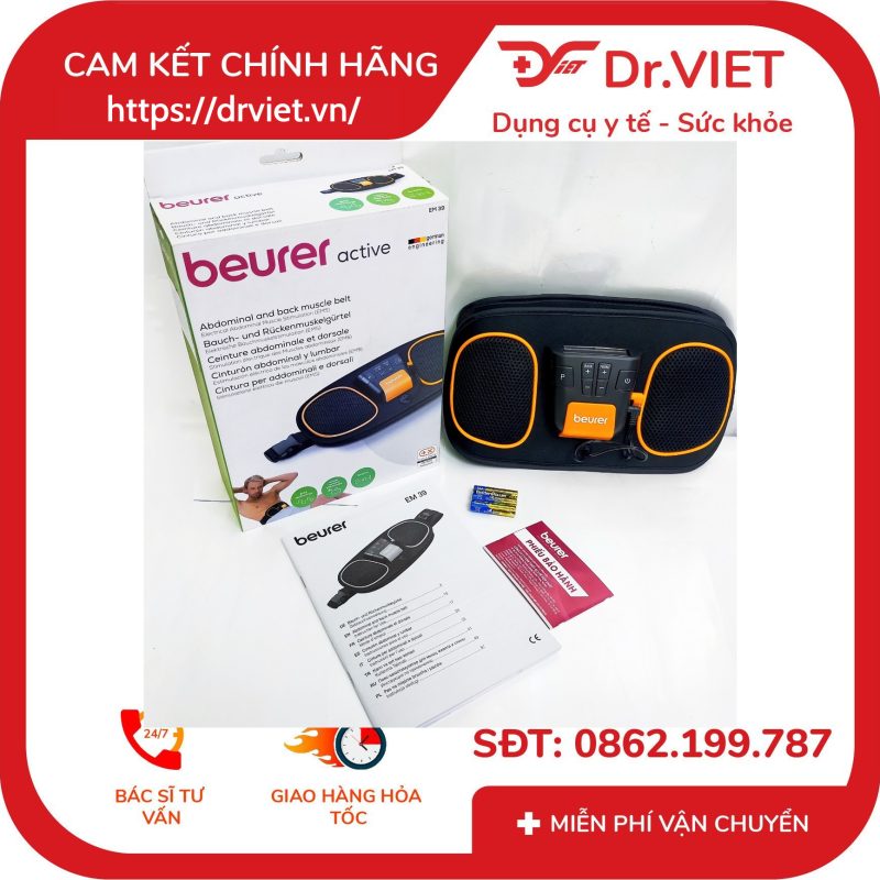 Đai Massage Bụng và Lưng Beurer EM39 12 Đai Massage Bụng và Lưng Beurer EM39