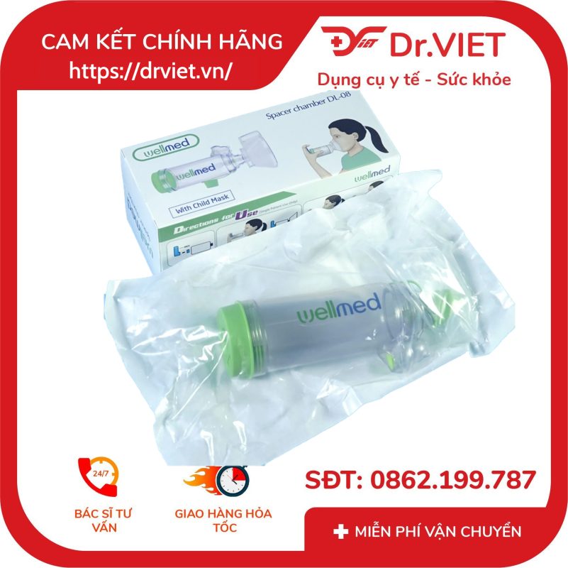 Buồng đệm khí dung Wellmed DL-08 14 Buồng đệm khí dung Wellmed DL-08
