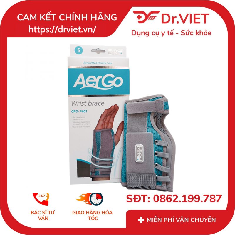 Đai nẹp cố định khớp cổ tay Aergo CPO-7401