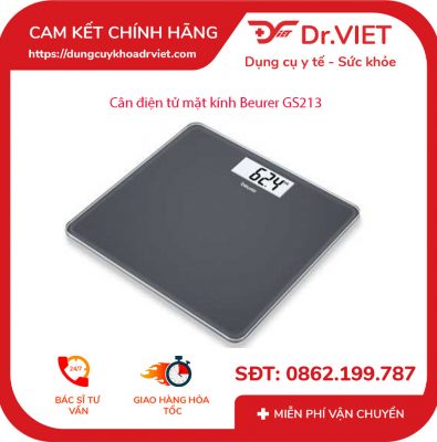 Cân điện tử mặt kính Beurer GS213