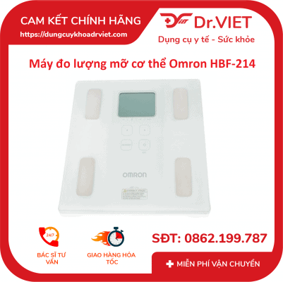 Máy đo lượng mỡ cơ thể Omron HBF-214