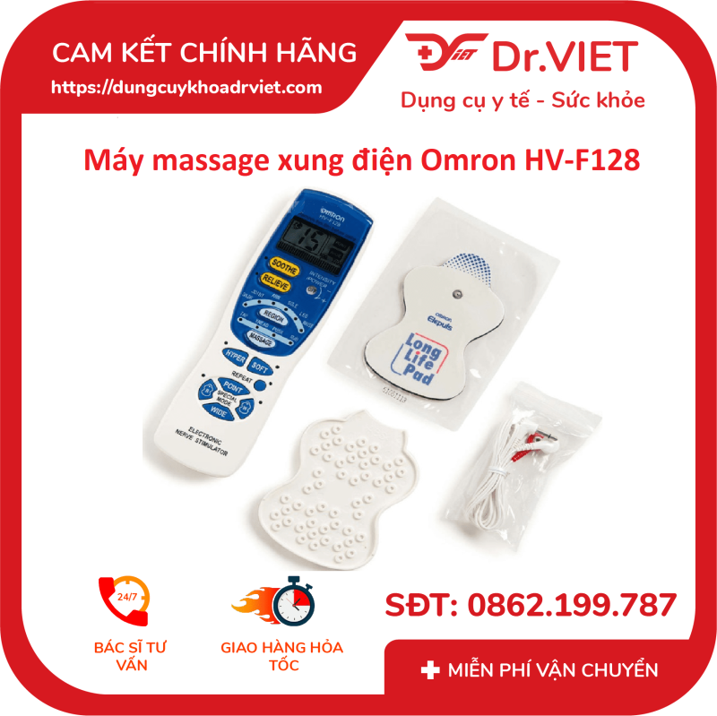 Máy massage xung điện Omron HV-F128