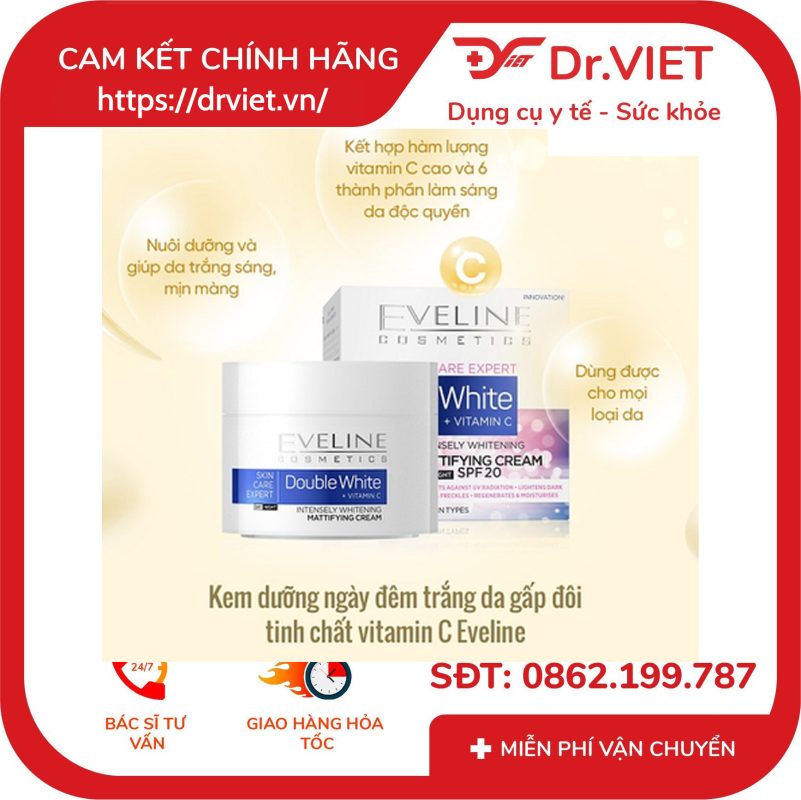 Kem dưỡng Eveline Skin Care Expert vitamin C ngày đêm 12 Kem dưỡng Eveline Skin Care Expert vitamin C ngày đêm