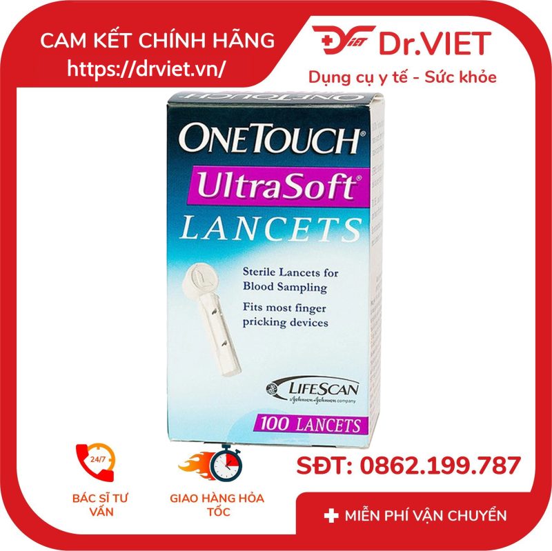 Kim chích máu One Touch Ultra Soft 100 kim