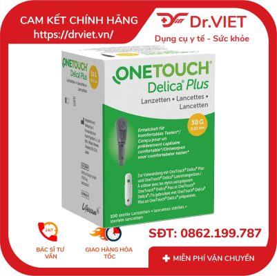 Kim chích máu OneTouch Delica Plus 25 kim 15 Kim chích máu OneTouch Delica Plus 25 kim