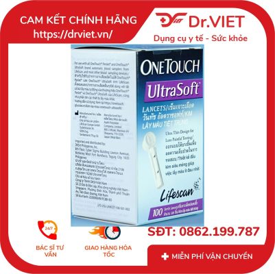 Kim chích máu One Touch Ultra Soft 100 kim