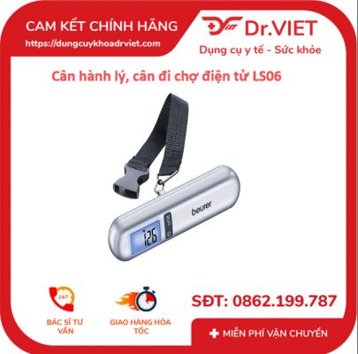 Cân hành lý, cân đi chợ điện tử Beurer LS06