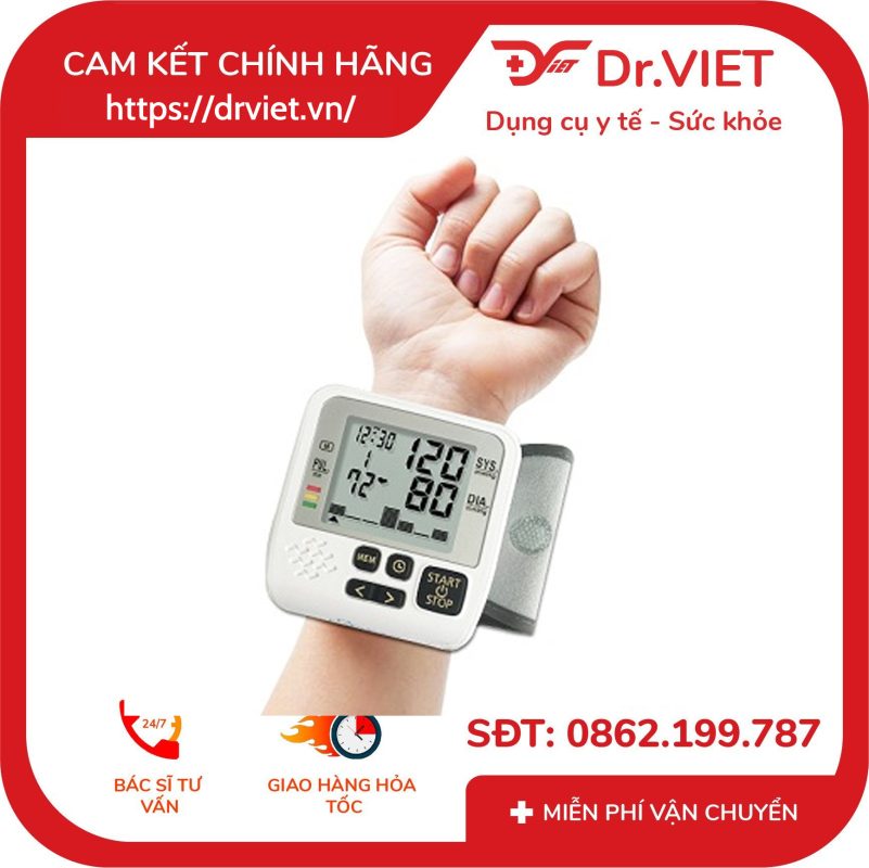 Máy đo huyết áp điện tử cổ tay MediKare-DK39 Plus 12 Máy đo huyết áp điện tử cổ tay MediKare-DK39 Plus