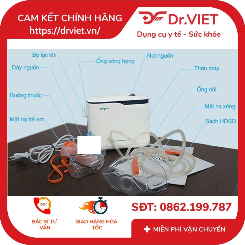 Máy xông khí dung Owgels WH-702 12 Máy xông khí dung Owgels WH-702