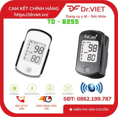 Máy đo nồng độ oxy SPO2 FaCare Bluetooth TD-8255 13 Máy đo nồng độ oxy SPO2 FaCare Bluetooth TD-8255