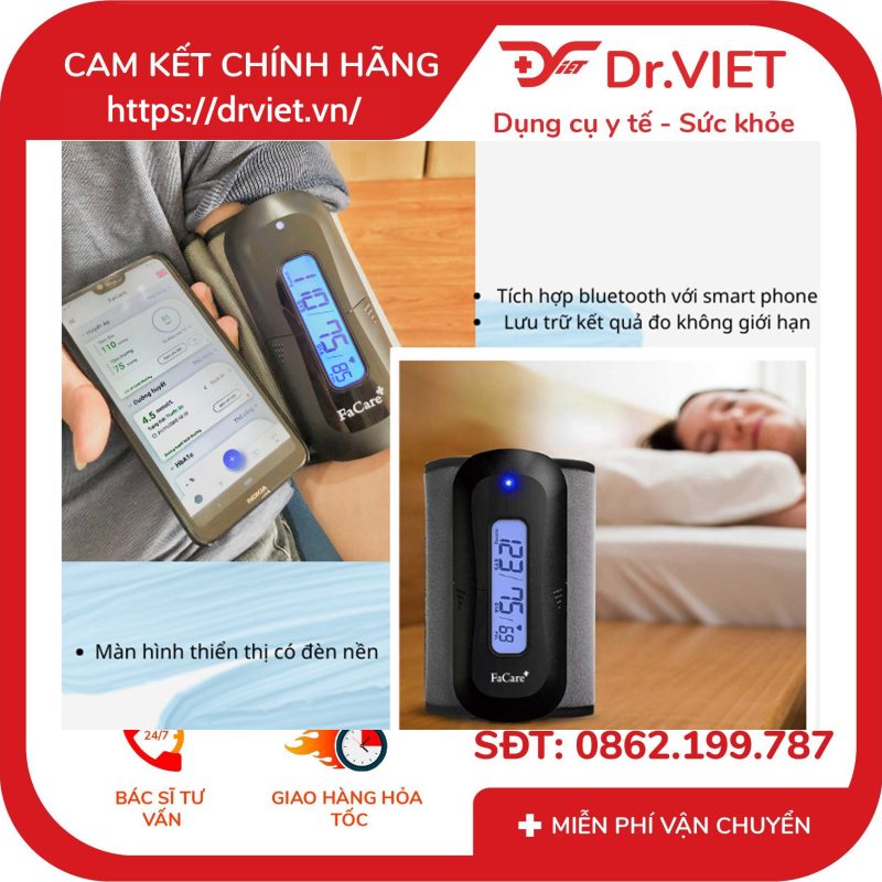 Alternative view of Máy đo huyết áp Bluetooth FaCare FCP188