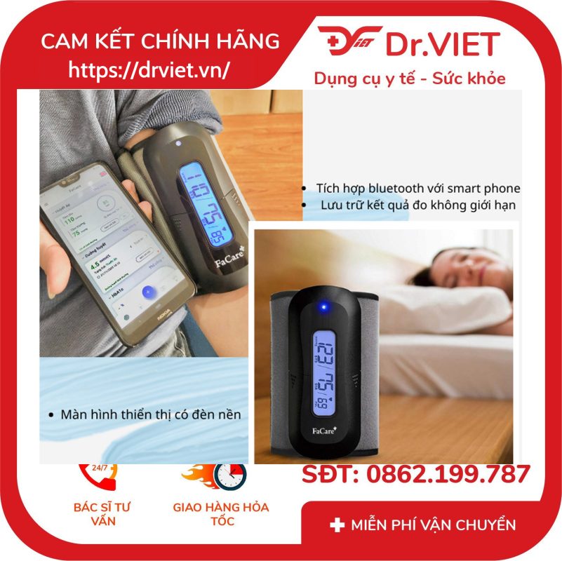 Máy đo huyết áp Bluetooth FaCare FCP188 14 Máy đo huyết áp Bluetooth FaCare FCP188