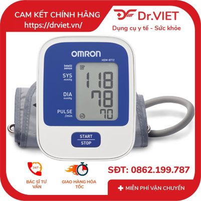 Máy đo huyết áp bắp tay Omron HEM-8712