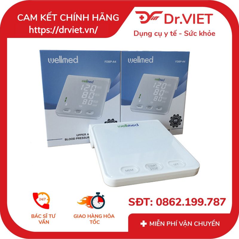 Máy đo huyết áp bắp tay Wellmed FDBP-A4 14 Máy đo huyết áp bắp tay Wellmed FDBP-A4