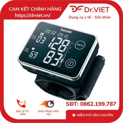 Máy đo huyết áp cổ tay Beurer BC58 17 Máy đo huyết áp cổ tay Beurer BC58