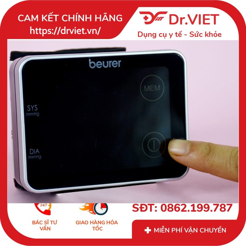 Máy đo huyết áp cổ tay Beurer BC58 12 Máy đo huyết áp cổ tay Beurer BC58