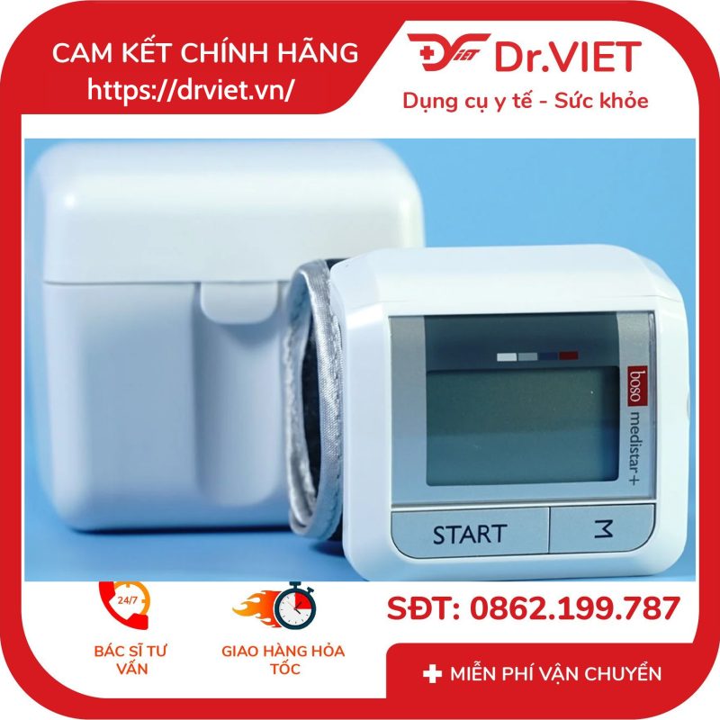 Máy đo huyết áp cổ tay Boso Medistar+