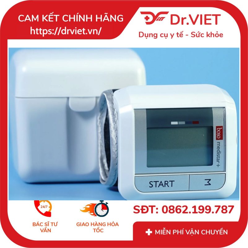 Máy đo huyết áp cổ tay Boso Medistar+ 16 Máy đo huyết áp cổ tay Boso Medistar+