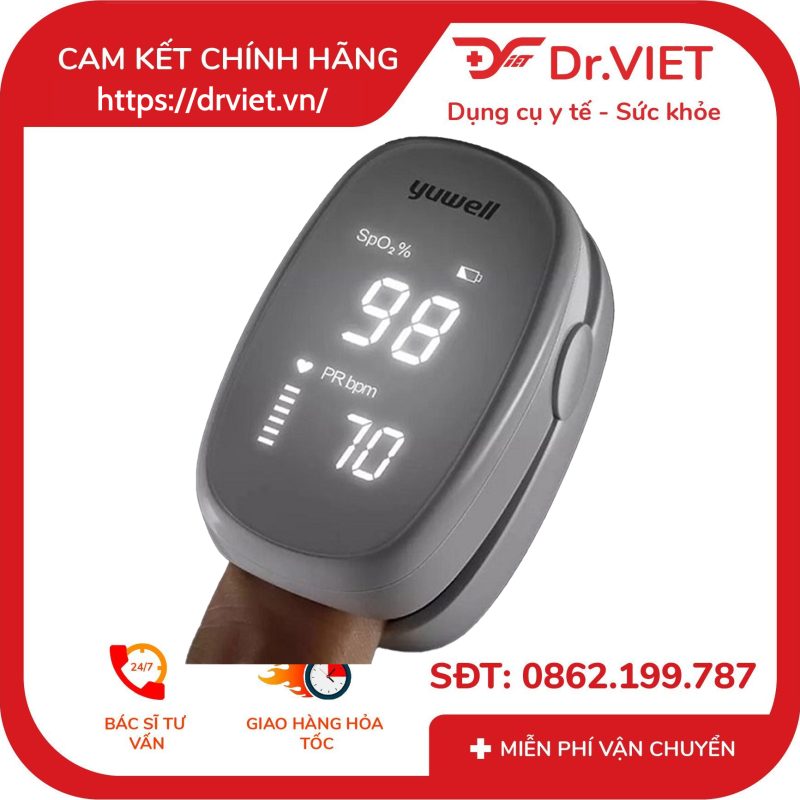 Máy đo nồng độ oxy Yuwell YX102 14 Máy đo nồng độ oxy Yuwell YX102