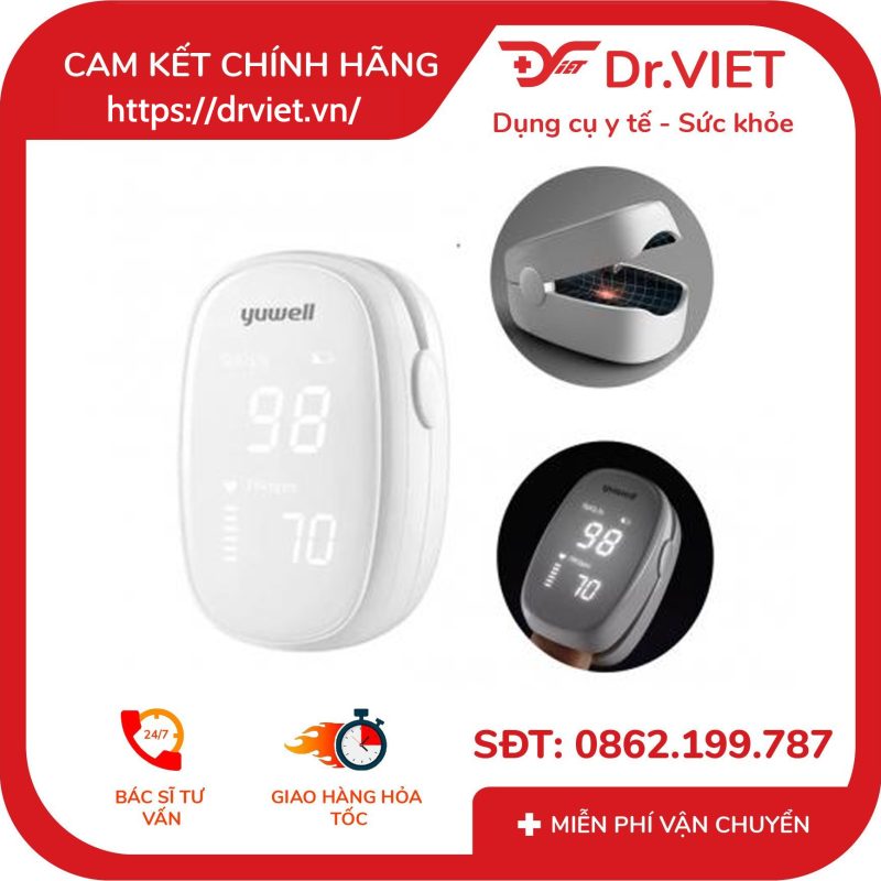 Máy đo nồng độ oxy Yuwell YX102 13 Máy đo nồng độ oxy Yuwell YX102