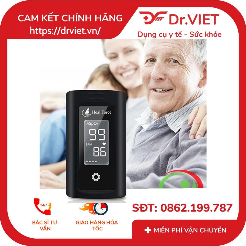 Máy đo nồng độ oxy SpO2 Heal Force Prince-100A 15 Máy đo nồng độ oxy SpO2 Heal Force Prince-100A