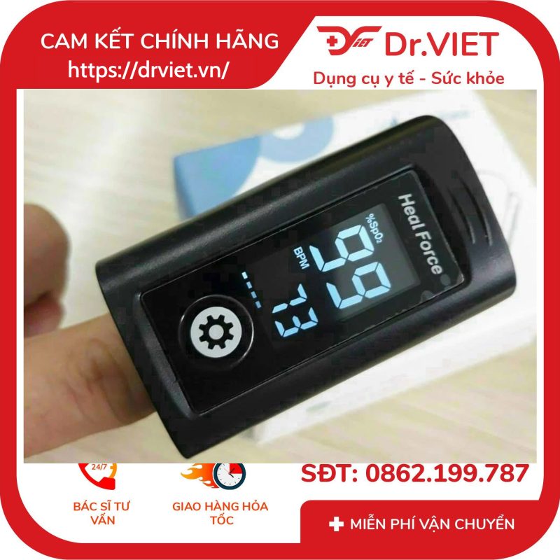 Máy đo nồng độ oxy SpO2 Heal Force Prince-100A 11 Máy đo nồng độ oxy SpO2 Heal Force Prince-100A