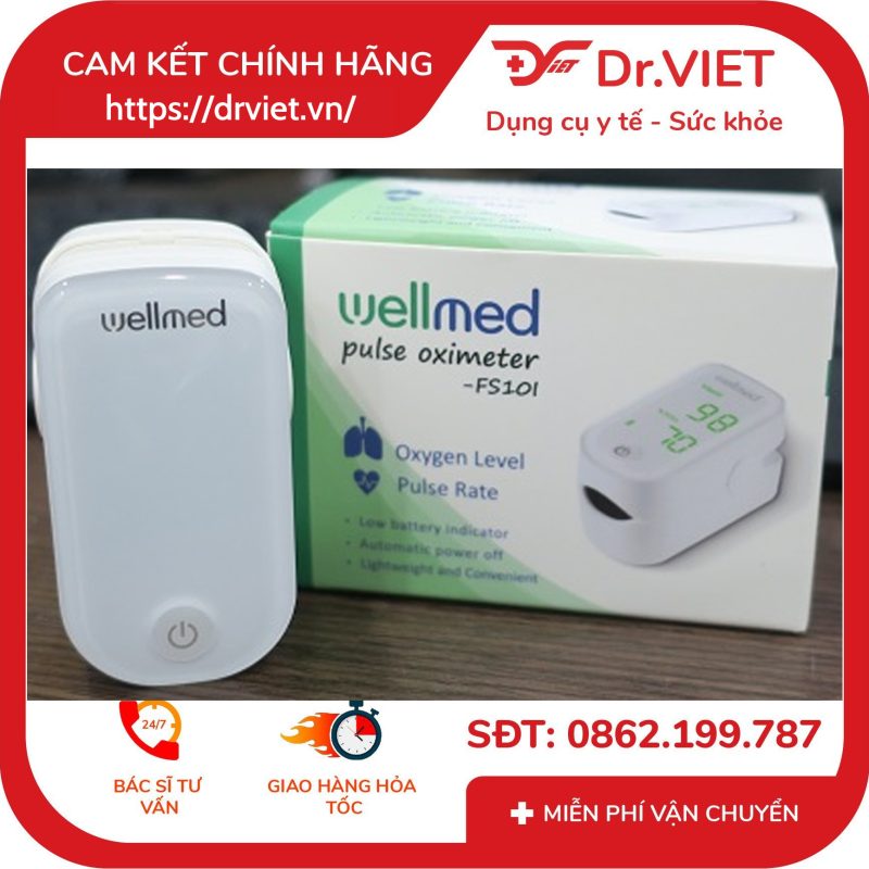 Máy đo nồng độ oxy trong máu SPO2 Wellmed FS10I