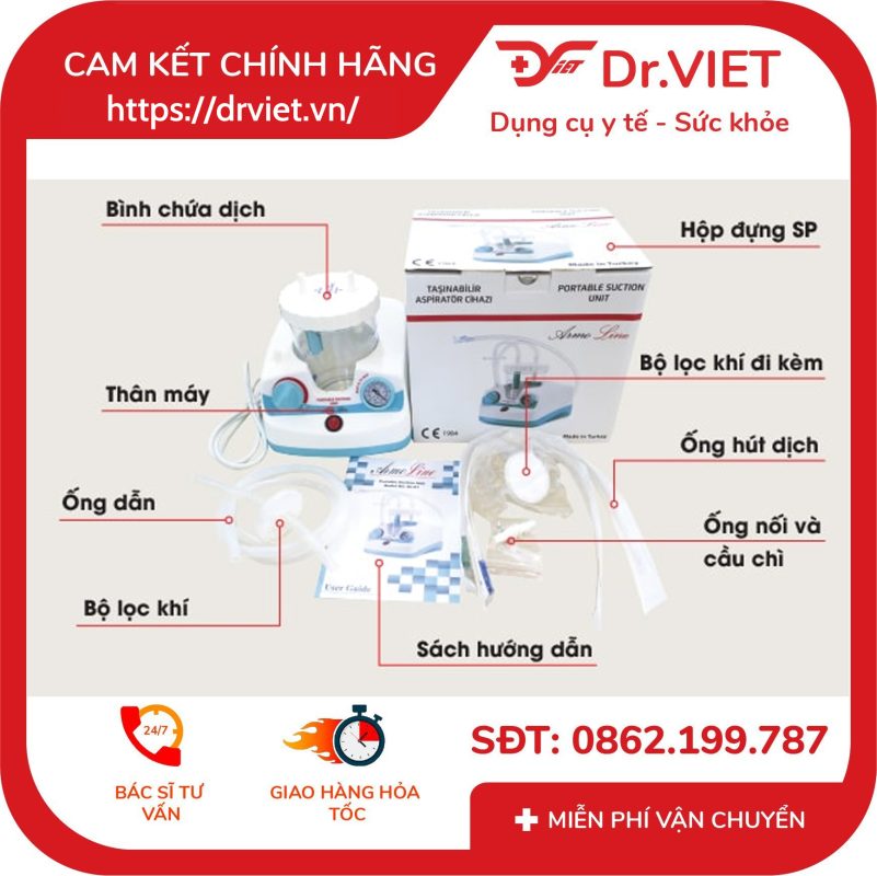 Máy hút dịch 1 bình Armoline AL-01 13 Máy hút dịch 1 bình Armoline AL-01