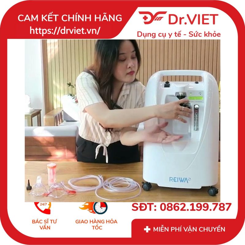 Máy tạo oxy Reiwa 5 lít K5BW