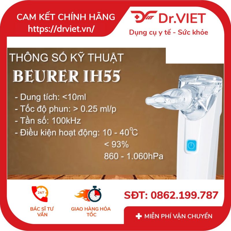 Alternative view of Máy xông mũi họng Beurer IH55