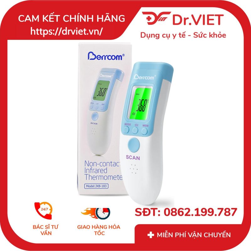 Nhiệt kế điện tử hồng ngoại Reiwa JXB-183 14 Nhiệt kế điện tử hồng ngoại Reiwa JXB-183