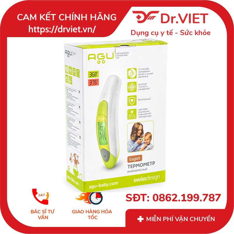 Nhiệt kế hồng ngoại AGU NC8 18 Nhiệt kế hồng ngoại AGU NC8