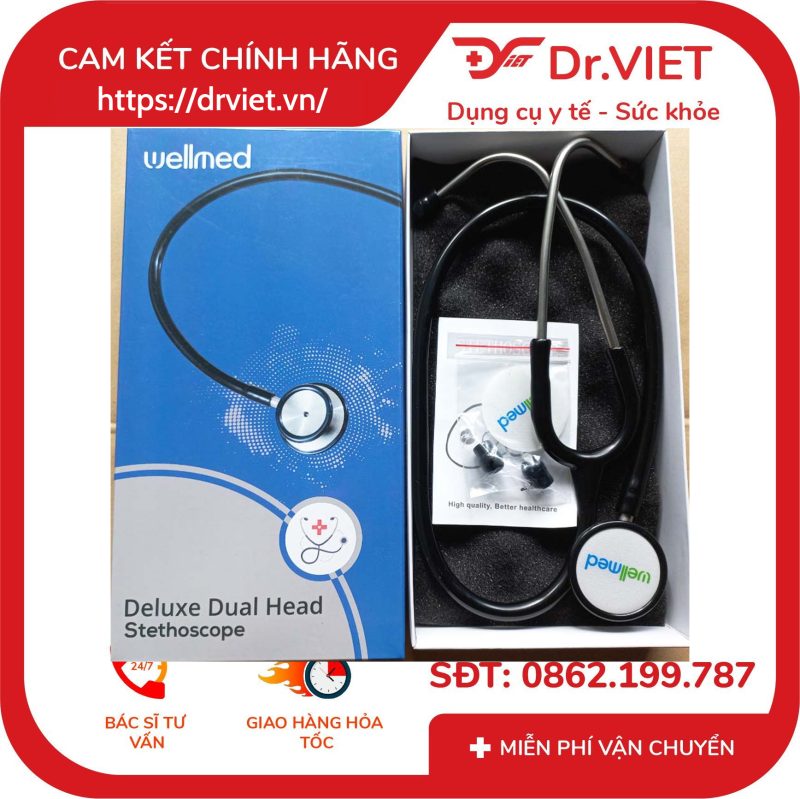 Ống nghe y tế 2 mặt Wellmed HS-30J