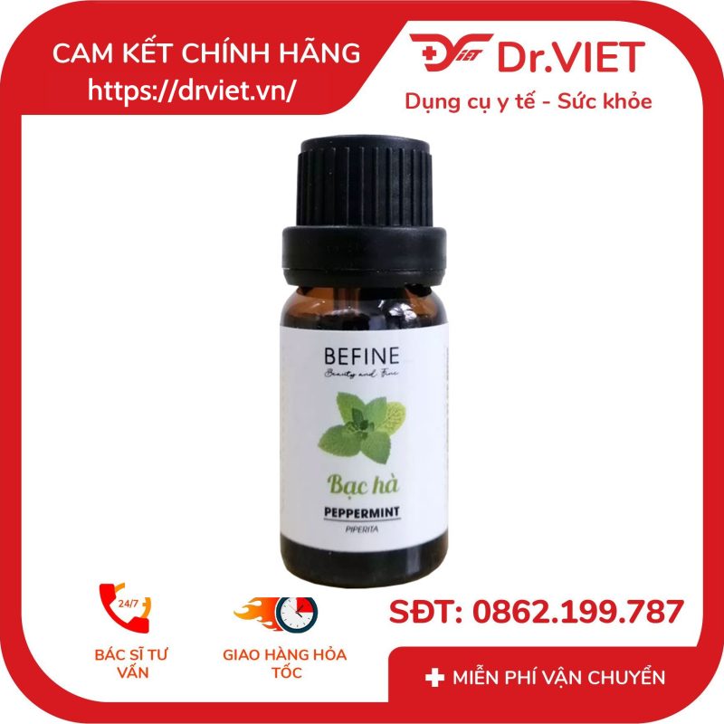 Tinh dầu bạc hà Befine 12 Tinh dầu bạc hà Befine