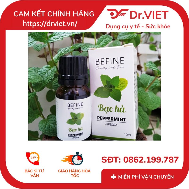 Tinh dầu bạc hà Befine 11 Tinh dầu bạc hà Befine