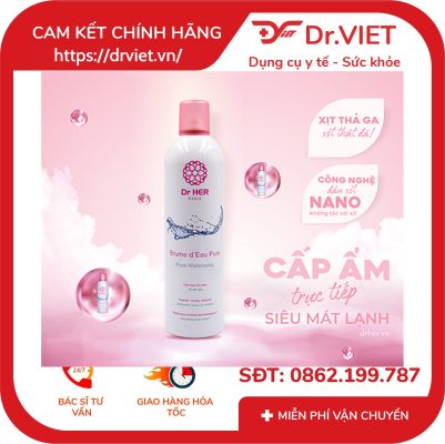 Xịt khoáng cấp ẩm Dr HER Paris 400ML