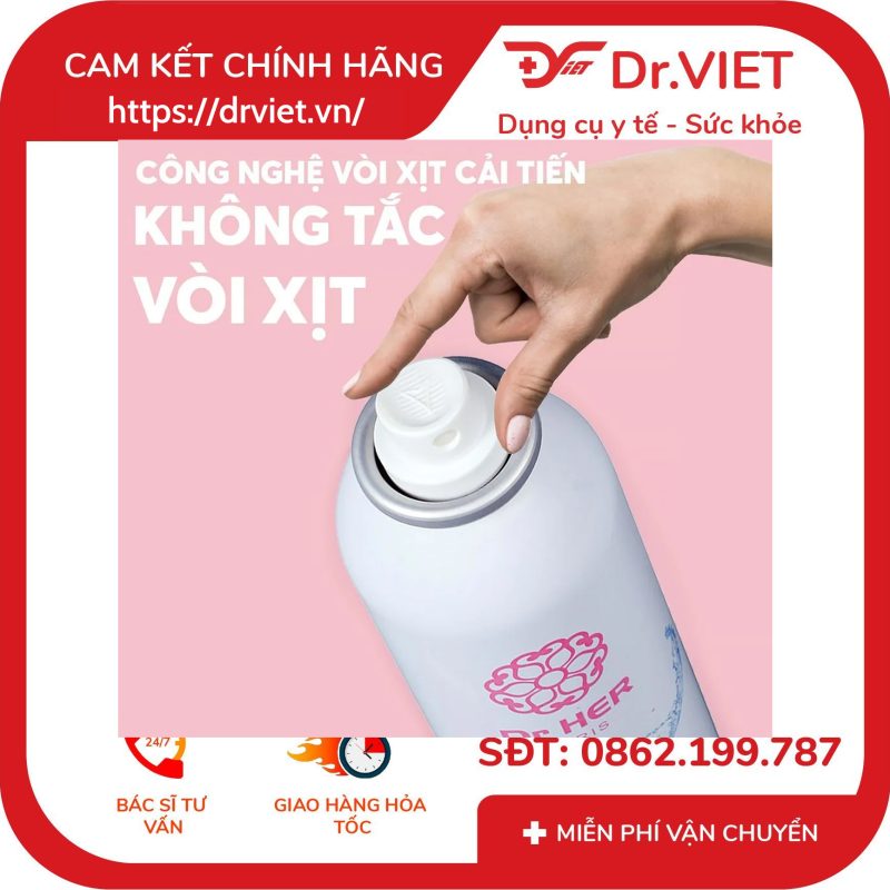 Xịt khoáng cấp ẩm Dr HER Paris 400ML