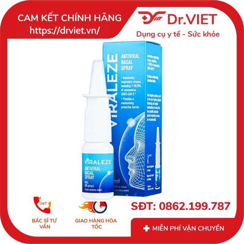 Bình xịt mũi Viraleze kháng virus đường hô hấp (10ml)