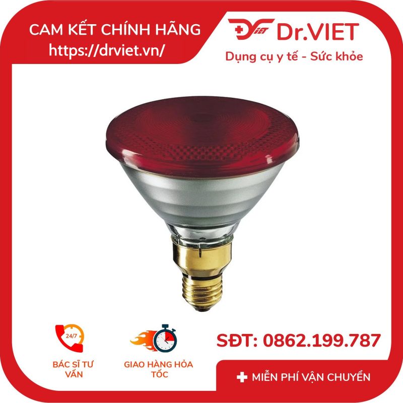 Bóng đèn hồng ngoại Philips 150W 13 Bóng đèn hồng ngoại Philips 150W