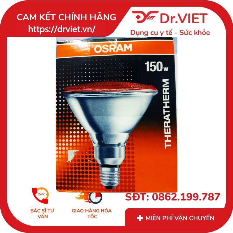 Bóng đèn hồng ngoại Philips 150W 12 Bóng đèn hồng ngoại Philips 150W