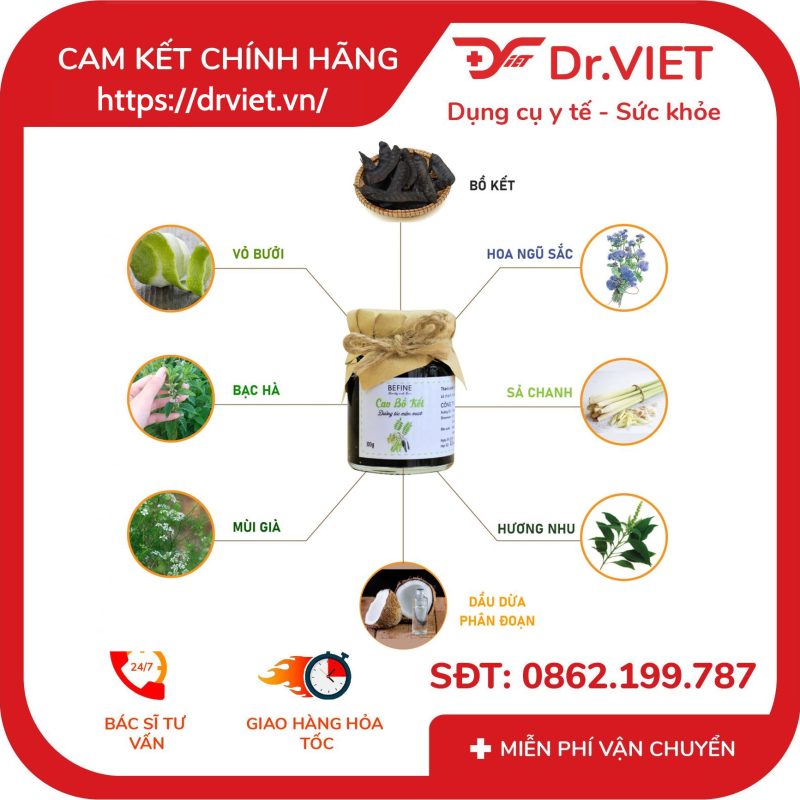 Cao Bồ Kết Befine dưỡng tóc mềm mượt 8 Cao Bồ Kết Befine dưỡng tóc mềm mượt