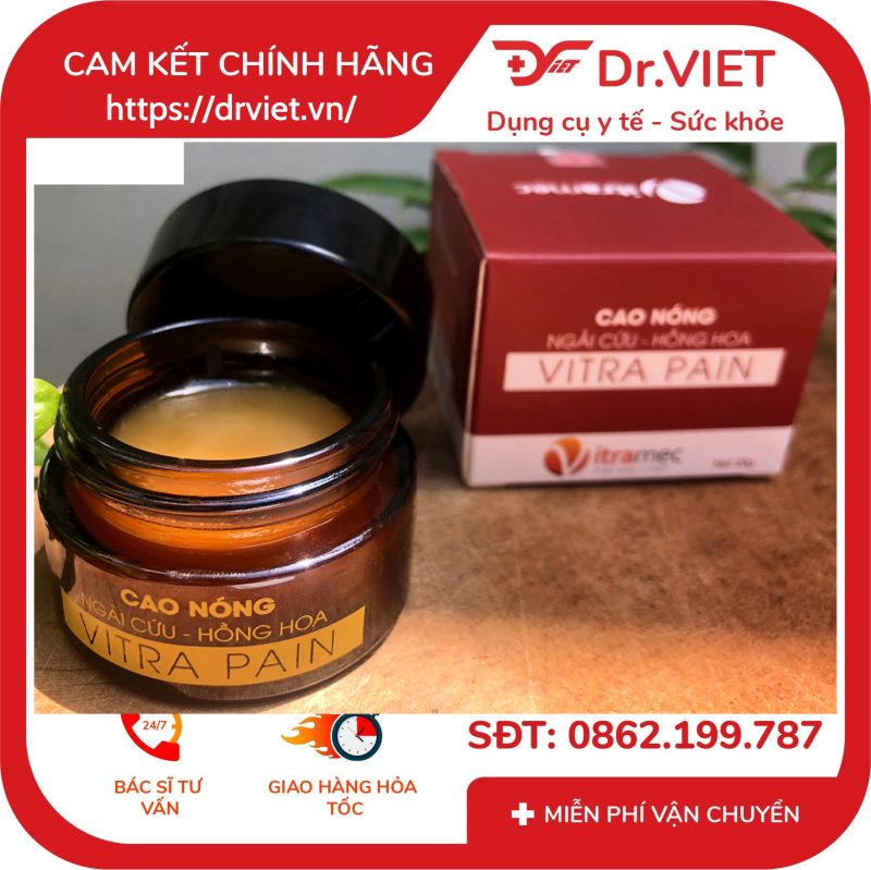Cao Nóng Ngải Cứu Hồng Hoa Vitra Pain