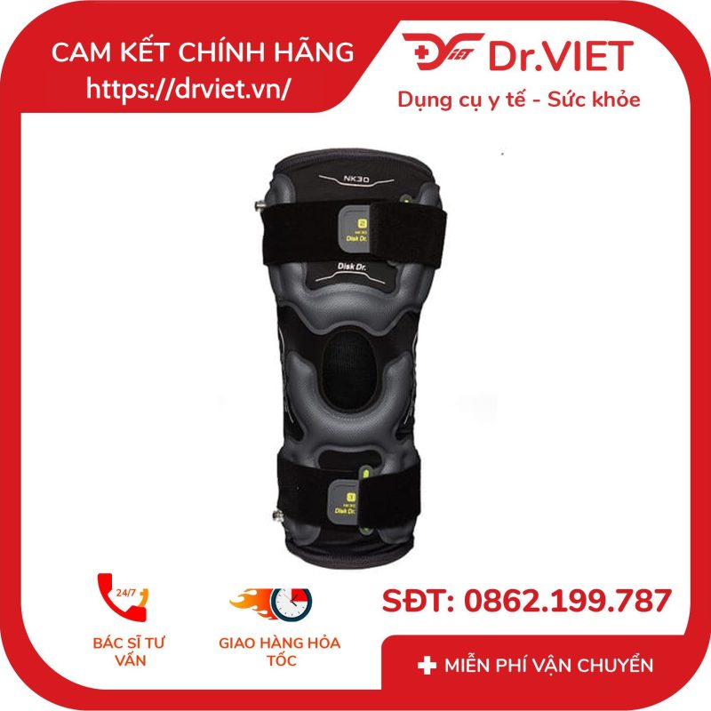 Đai gối hơi hỗ trợ khớp gối DiskDr NK30 Hàn Quốc