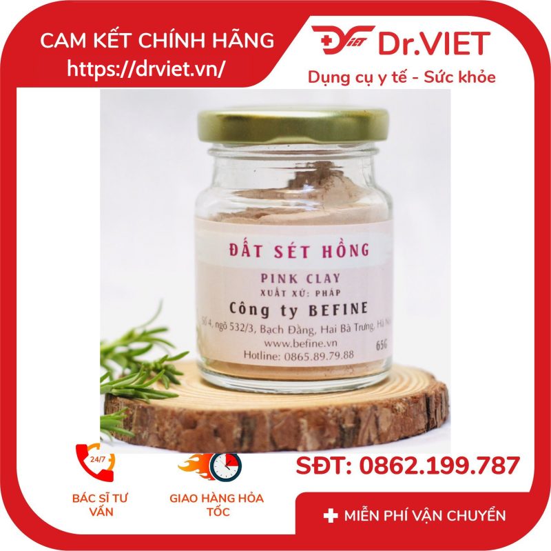 Đất sét hồng Befine Pink clay 65g