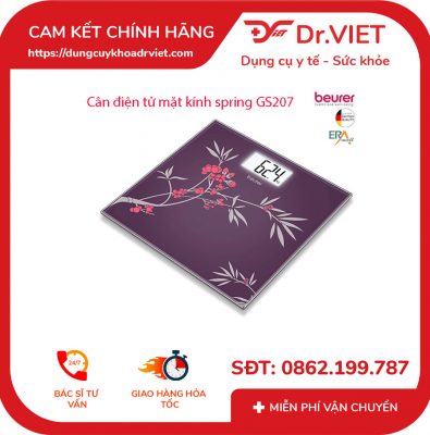 Cân điện tử mặt kính spring GS207