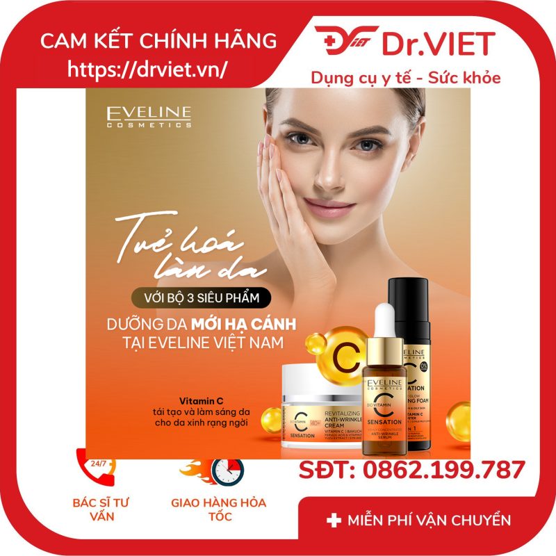 Kem dưỡng da chống nhăn Eveline vitamin C phục hồi và làm trắng da 50ml 9 Kem dưỡng da chống nhăn Eveline vitamin C phục hồi và làm trắng da 50ml