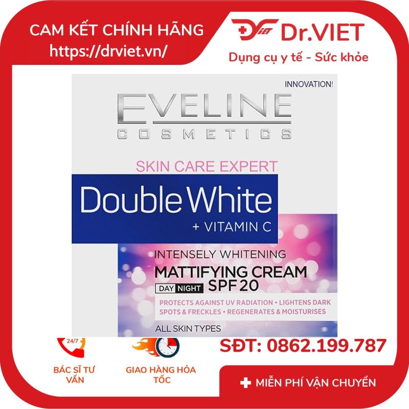 Alternative view of Kem dưỡng Eveline trắng gấp đôi Vitamin C ngày và đêm 50ml