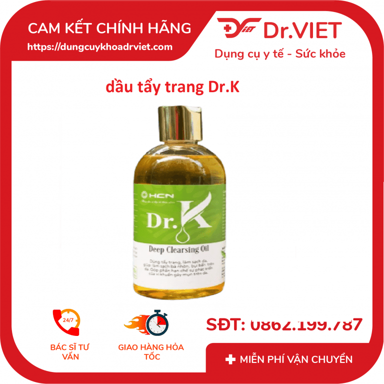 Top sản phẩm tẩy trang DR.K